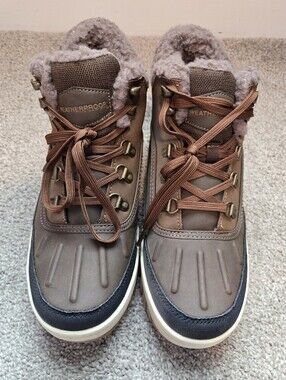 Men's Weatherproof Slope Sneaker Boots - Brown - Size 9